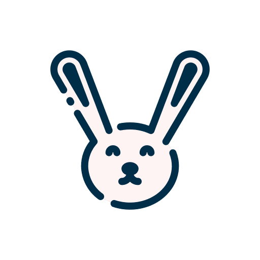 Rabbit easter animals wildlife icon Rabbit easter animals wildlife icon