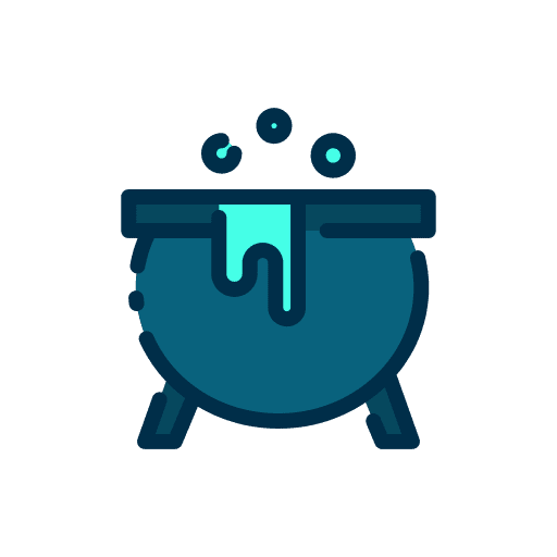 Cauldron magician magical pot icon Cauldron magician magical pot icon