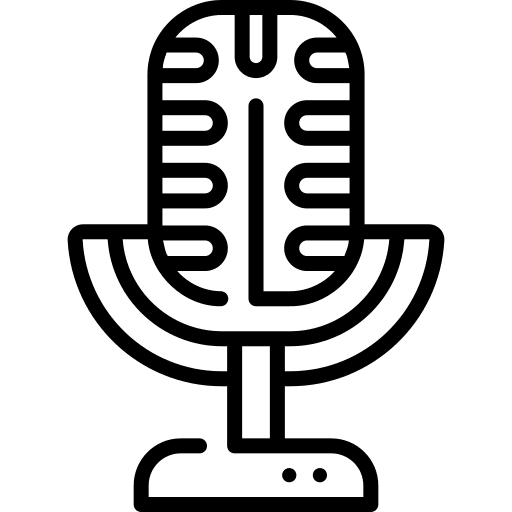 Microphone electronics ui technology icon Microphone electronics ui technology icon