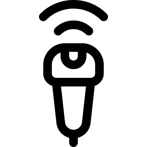 Laser hair removal depilation treatment icon