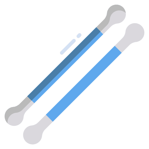 Cotton swab hygiene cotton swab grooming icon