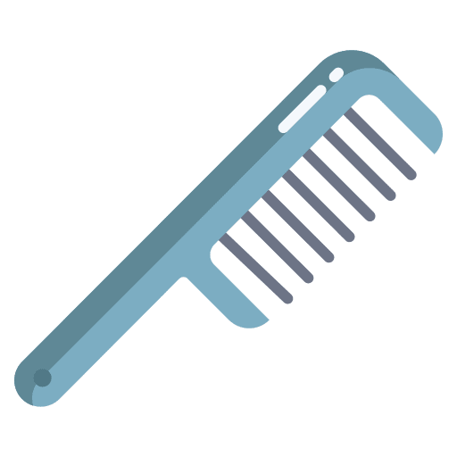 Hair brush hair styling beauty grooming icon
