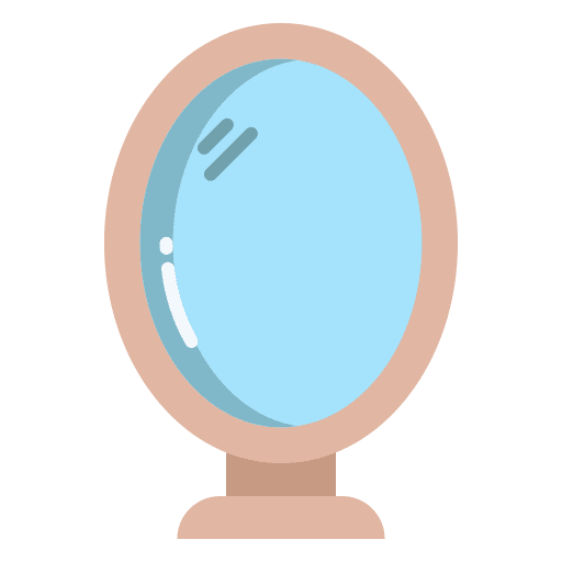 Mirror bathroom furniture and household reflecting icon