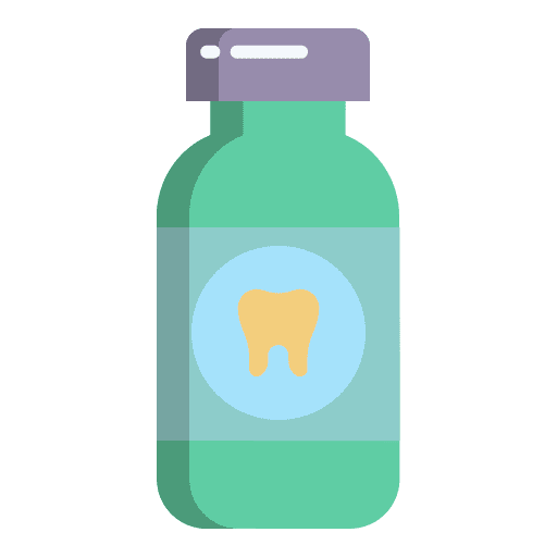 Mouthwash oral care mouthwash personal hygiene icon