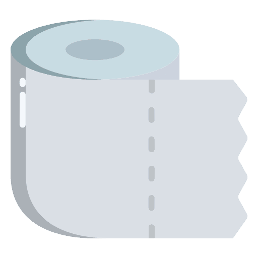 Paper roll cleaning miscellaneous toilet paper icon