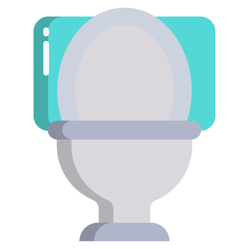 Toilet cleaning bathroom wc icon