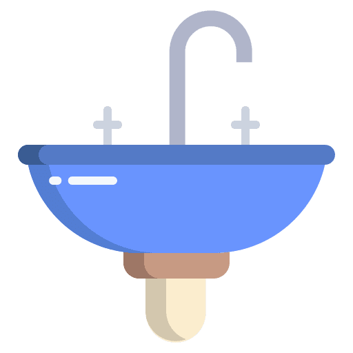 Wash basin hygiene faucet furniture and household icon