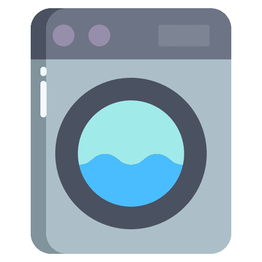 Washing machine furniture and household laundry electronics icon