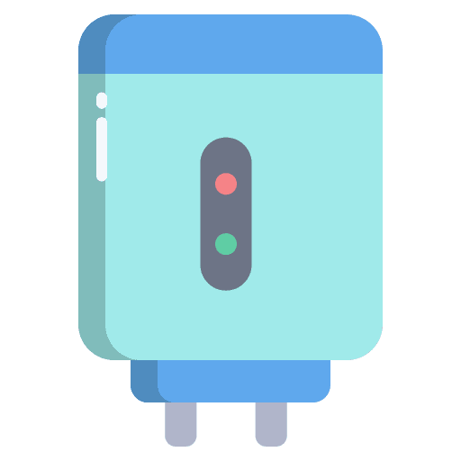 Water heater technology electrical furniture and household icon
