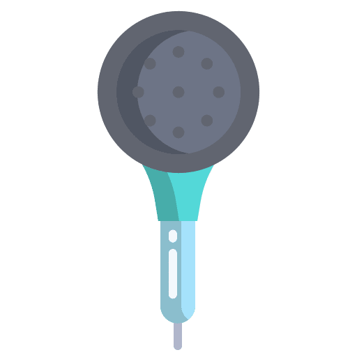 Shower head water furniture and household washing icon