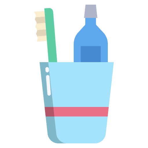 Toothbrush healthcare and medical toothpaste hygienic icon