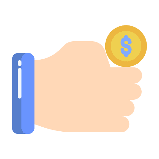 Coin toss referee business and finance coin toss icon