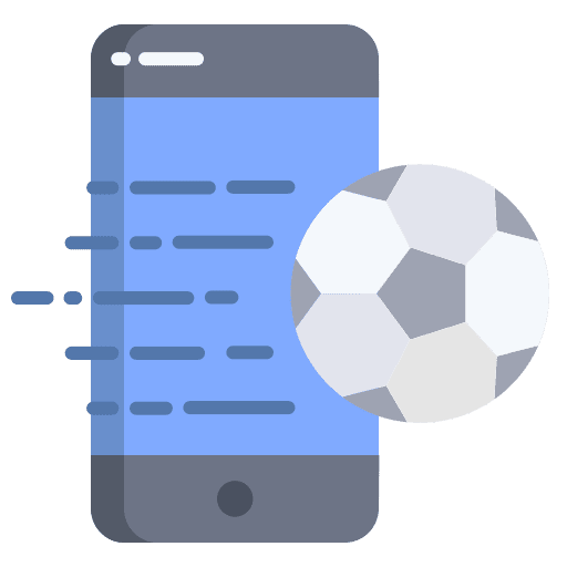 Football soccer online entertainment icon