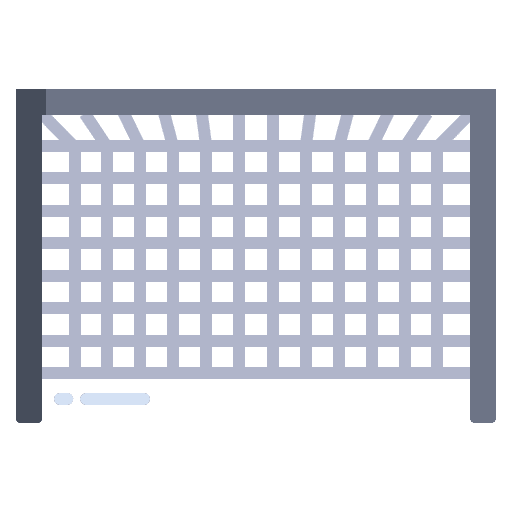 Goal post field soccer sports and competition icon