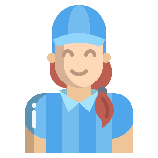 Referee caucasian uniform professions and jobs icon