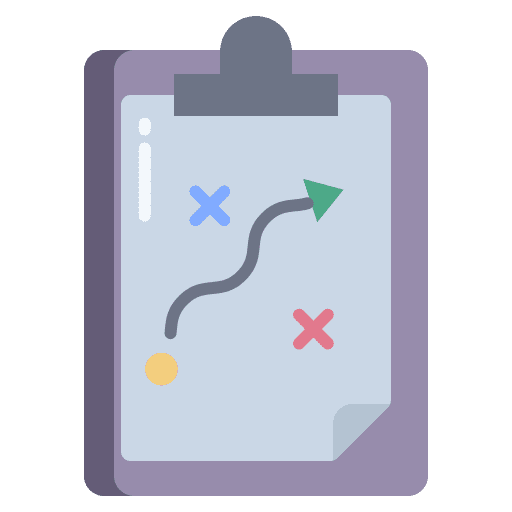 Strategy marketing planning strategy icon