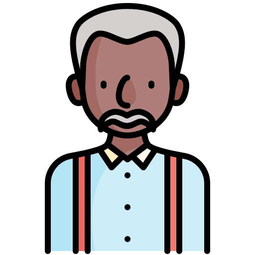 Man old age user person icon Man old age user person icon