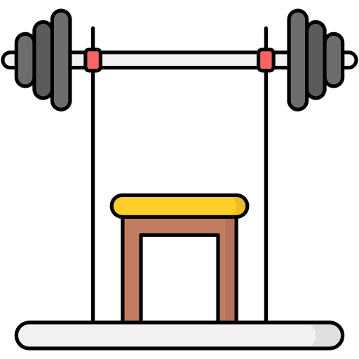 Gym dumbbell barbell gym icon Gym dumbbell barbell gym icon