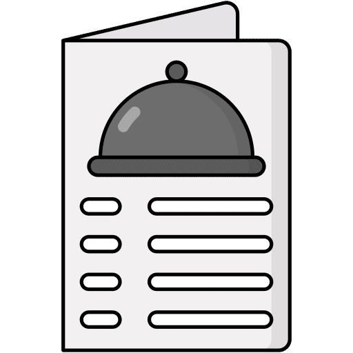 Menu restaurant cloche food and restaurant icon Menu restaurant cloche food and restaurant icon