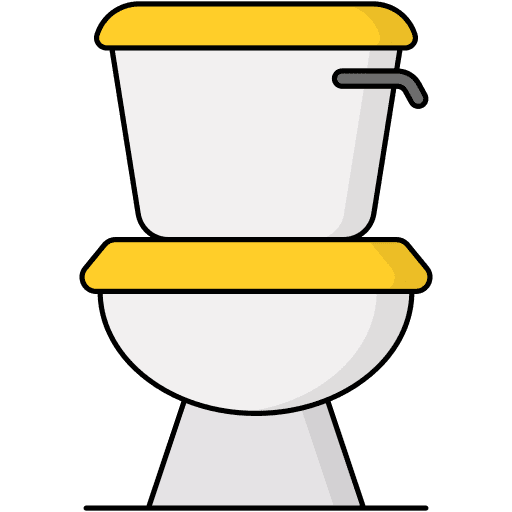 Toilet hygiene washroom furniture and household icon Toilet hygiene washroom furniture and household icon