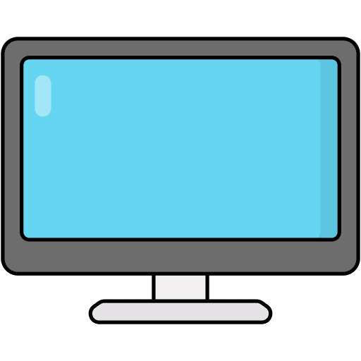 Tv television screen technology icon Tv television screen technology icon