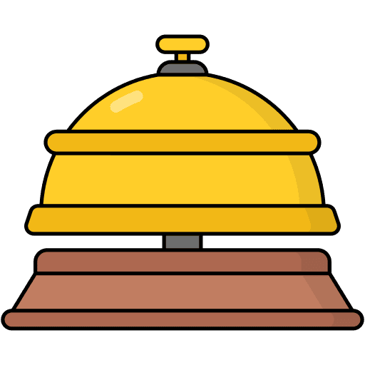 Reception bell ring bell reception bell hotel bell icon Reception bell ring bell reception bell hotel bell icon