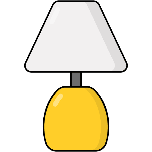 Table lamp table lamp furniture and household interior icon Table lamp table lamp furniture and household interior icon