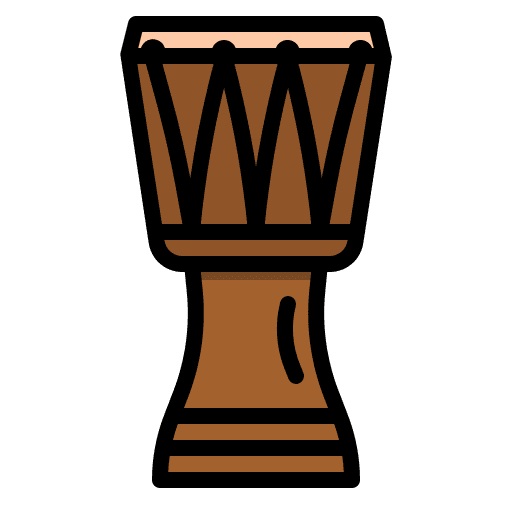 Djembe cultures djembe music instrument icon Djembe cultures djembe music instrument icon