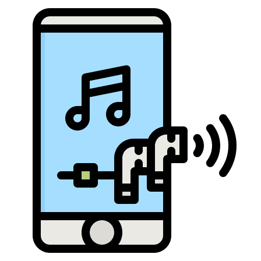 Earphone earbud earphone electronics icon Earphone earbud earphone electronics icon