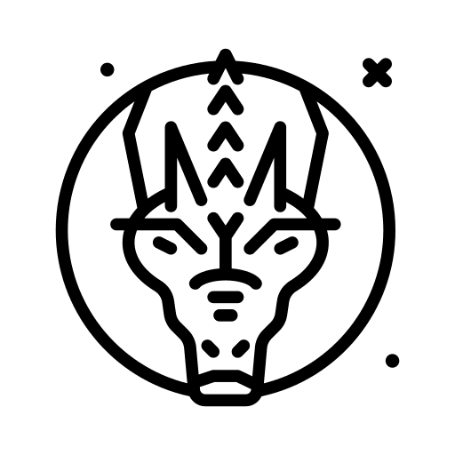 Dragon legend cultures character icon