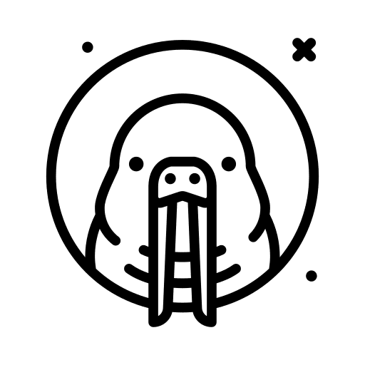 Walrus wildlife animal kingdom animals icon