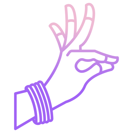 Mudra finger cultures india icon
