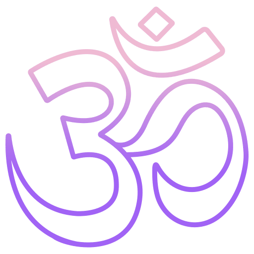 Om religious hinduism jainism icon