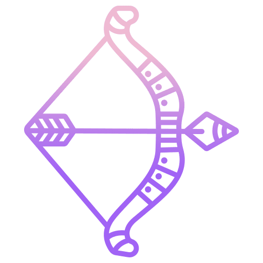 Bow and arrow hunting archery hunter icon Bow and arrow hunting archery hunter icon