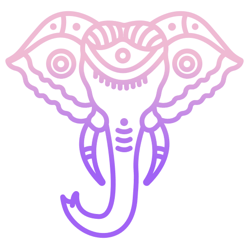 Elephant asian hinduism india icon Elephant asian hinduism india icon