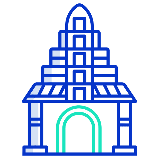 Temple religion architecture and city temple icon Temple religion architecture and city temple icon