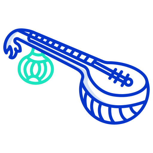 Veena music and multimedia india cultures icon
