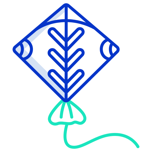 Kite fun hobbies and free time kite icon Kite fun hobbies and free time kite icon