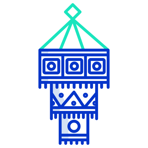 Lantern decoration light india icon Lantern decoration light india icon