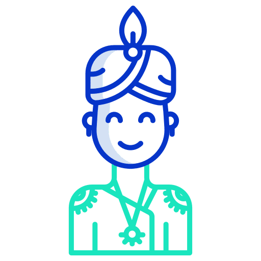 Man oriental india man icon Man oriental india man icon