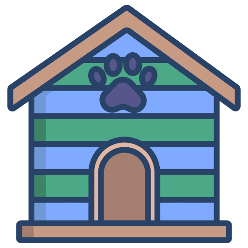 Dog house animals pet dog house icon Dog house animals pet dog house icon