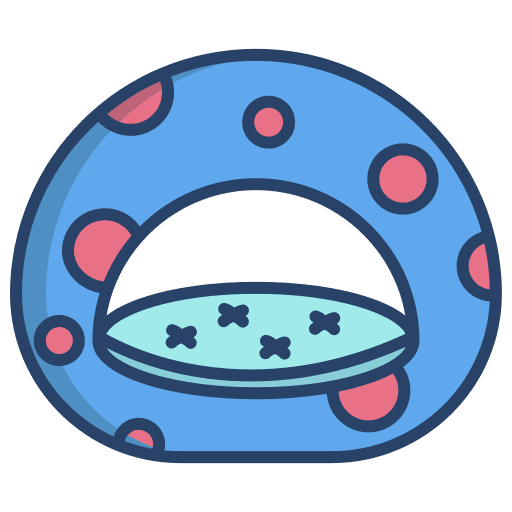 Pet bed rest animals sleep icon Pet bed rest animals sleep icon