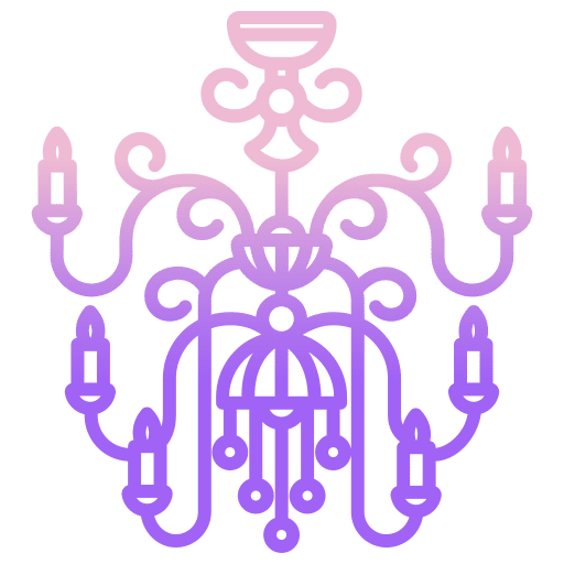 Chandelier vintage light furniture and household icon