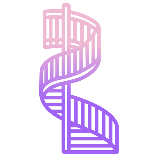 Staircase stairs ascend ascendant icon