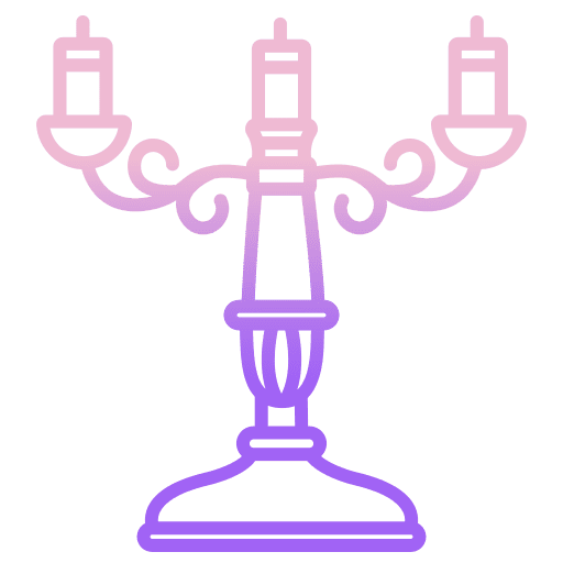 Candlestick candlestick decoration vintage icon