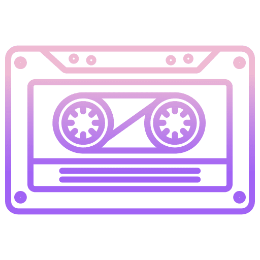 Cassette cassette music player vintage icon Cassette cassette music player vintage icon