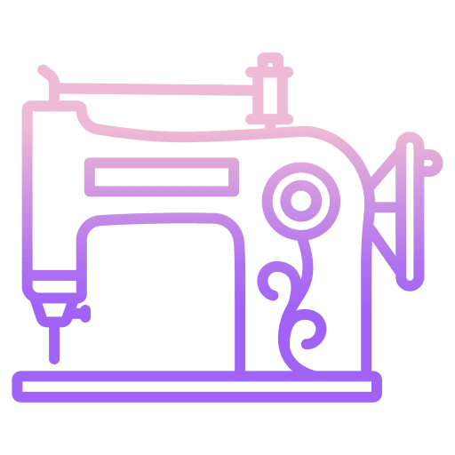 Sewing machine vintage electronics hobbies and free time icon Sewing machine vintage electronics hobbies and free time icon
