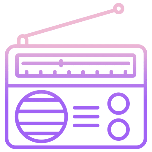 Radio electronics transistor communications icon Radio electronics transistor communications icon
