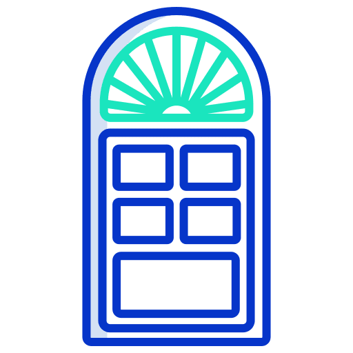 Door carpenter furniture and household entrance icon Door carpenter furniture and household entrance icon