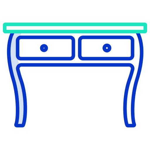 Table retro old style vintage icon Table retro old style vintage icon